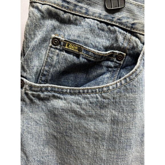 Lee Relaxed Fit Jeans Men's 42 X 34 Blue Denim Light Wash Broken In - Picture 4 of 12